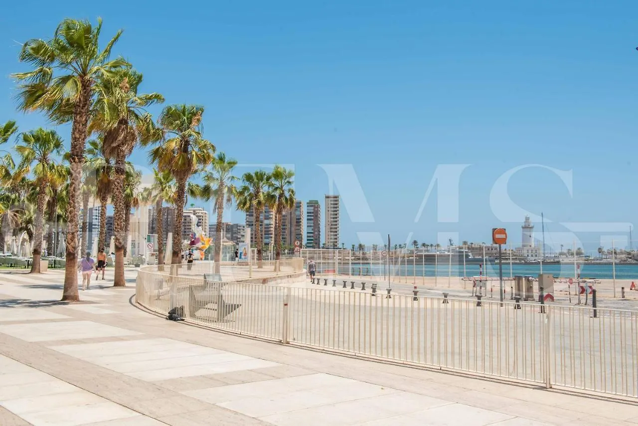 Sophisticated Apartment With Balcony & City Views By Rems Malaga